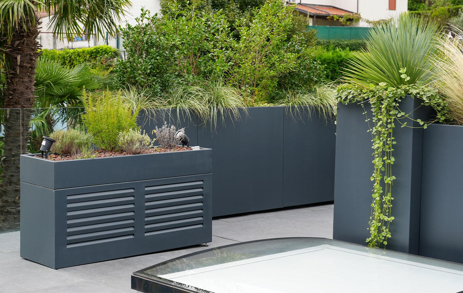 elunapiena_the lake terrace_lugano_aluminum planters